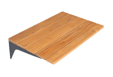 Designer Series - Seitentisch - Horizontale Holzlatten
