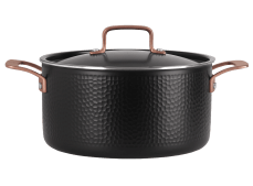 Pepper - Casserole with lid 24 cm - Black