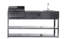 Nordic Line - Fristående utekök - Visby (Svart)