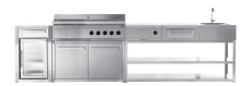 Myoutdoorkitchen - Nordic Line - Vapaasti seisova ulkokeittiö - Helsinki (Ruostumaton)