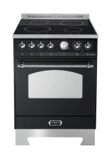 Dolce Vita - Induktionsherd 60 cm (1 Backofen) (Schwarz/Chrom) 