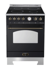 Dolce Vita - Induction Range Cooker 60 cm (1 oven) (Black/Bronze) 