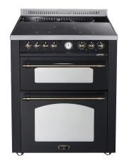 Piano de cuisson - Dolce Vita 70 cm (2 fours) (Noir/Bronze) Induction