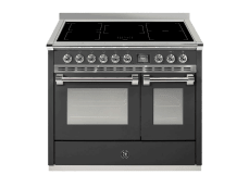 Ascot - Combi-Steam - Induktionsspis 100 cm (2 ugnar) (Antracite/Chrome)