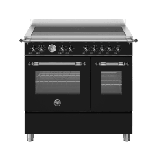 Heritage - Induksjonskomfyr 90 cm (2 ovner) (Svart) 