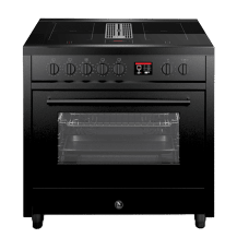 Enfasi Mistral - Induktionsspis med downdraft-fläkt (All Black)