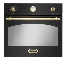 Einbaubackofen Dolce Vita 60 cm (Schwarz/Messing)