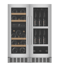 Wein- und Bierkühlschrank Kombipaket 60 cm (B: 59 x H: 82/89 x T: 57 cm)