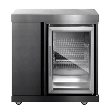 Myoutdoorkitchen - Classic Line Black - Fridge and storage module