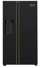 Dolce Vita Refrigerator (Black/Bronze) - 90 cm