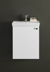 Waschtischunterschrank Neat Tür Weiß 420