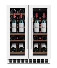 Built-in wine cooler - WineCave 60D2 Powder White Label-view