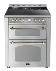 Range cooker - Dolce Vita 70 cm (2 ovens) (Chrome/Brassed) Induction