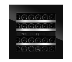 Integrérbart vinkøleskab – WineKeeper Exclusive 25D Fullglass Black Push/Pull