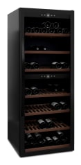 Fritstående vinkøleskab - WineExpert 126 Fullglass Black 