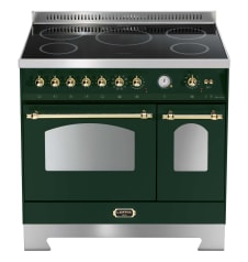 Piano de cuisson - Dolce Vita 90 cm (2 fours) (Vert/Laiton) Induction