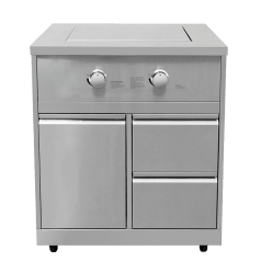 (Outlet) - Inox Range - Module met zijbrander 