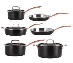 Grytset 6 delar  - Svart