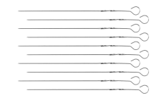 Litteä grillivarras "Paddle Skewers" - 10 kpl kotelolla