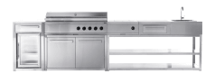 Myoutdoorkitchen - Nordic Line - Vapaasti seisova ulkokeittiö - Helsinki (Ruostumaton)