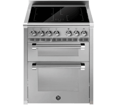 Ascot - Combi-Steam - Induktionsspis 70 cm (2 ugnar) (Rostfri/Krom)