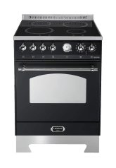Dolce Vita - Induksjonskomfyr 60 cm (1 ovn) (Svart/Krom) 