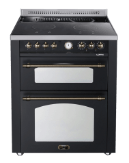 Piano de cuisson - Dolce Vita 70 cm (2 fours) (Noir/Bronze) Induction