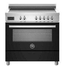 Professional - Induksjonskomfyr 90 cm (1 ovn) (Svart) 