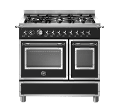 Heritage - Gasskomfyr 90 cm (2 ovner) (Sort)