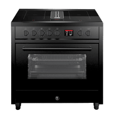 Enfasi Mistral - Induktionsspis med downdraft-fläkt (All Black)