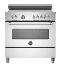 Master - Induktionsspis 90 cm (1 ugn) (Rostfri) 