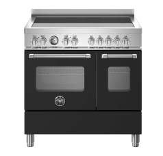 Master - Induktionsspis 90 cm (2 ugnar) (Svart) 