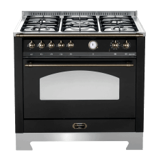 Dolce Vita - Dual Fuel Range Cooker 90 cm (1 oven) (Black/Bronze)