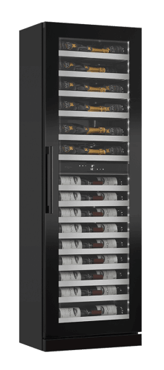 cantinetta-vino-da-incasso-winechamber-slim-182d-fullglass-black