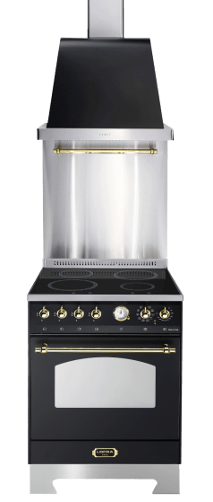 komfyrpakke-svart-messing-dolce-vita-60-cm-komfyr-vifte-veggbeskyttelse