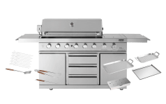 stainless-collection-fritstaende-gasgrill-med-6-br-ndere-og-infrarod-powersear-zone-inkl-tilbehorspakke