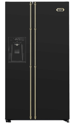 dolce-vita-kuhlschrank-schwarz-messing-90-cm