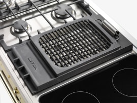 Surface de cuisson 120 cm (Noir / Bronze) 