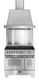 Piano de cuisson - Dolce Vita 90 cm (2 fours) (Acier Inoxydable/Bronze) Induction