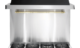 Crédence 120 cm (Chrome/laiton)