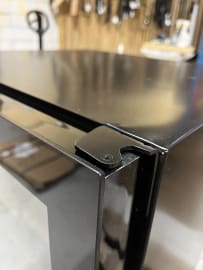 (Outlet) - Innbyggbart vinskap - Arctic Collection 60D Fullglass Black