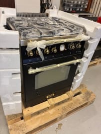 (Outlet) - Dolce Vita - Gasspis 60 cm (1 ugn) (Svart/Mässing)