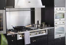 Lofra Dolce Vita - Rangetop 120cm (Chrome/Brassed) 