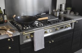 Lofra Dolce Vita - Rangetop 120cm (Chrome/Brassed) 