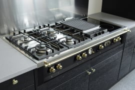 Lofra Dolce Vita - Rangetop 120cm (Chrome/Brassed) 