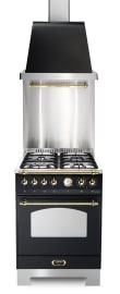 Kökspaket - Lofra Dolce Vita 60 cm (spis + diskmaskin + kylskåp + fläkt + stänkskydd) Gas