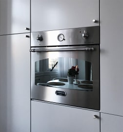 Dolce Vita - Innbyggingsovn 60 cm (Rustfritt stål/Messing)