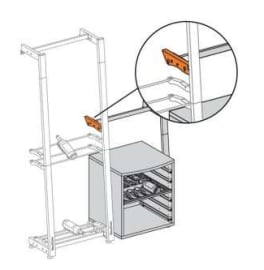 ModuloSteel - Hyllestøtte