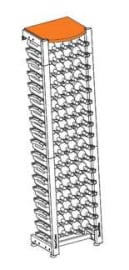 ModuloSteel - Topplate, 52 cm