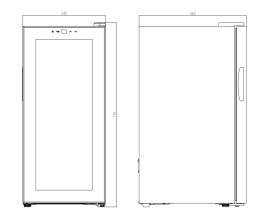 Free-standing beer fridge - Northern Collection 53